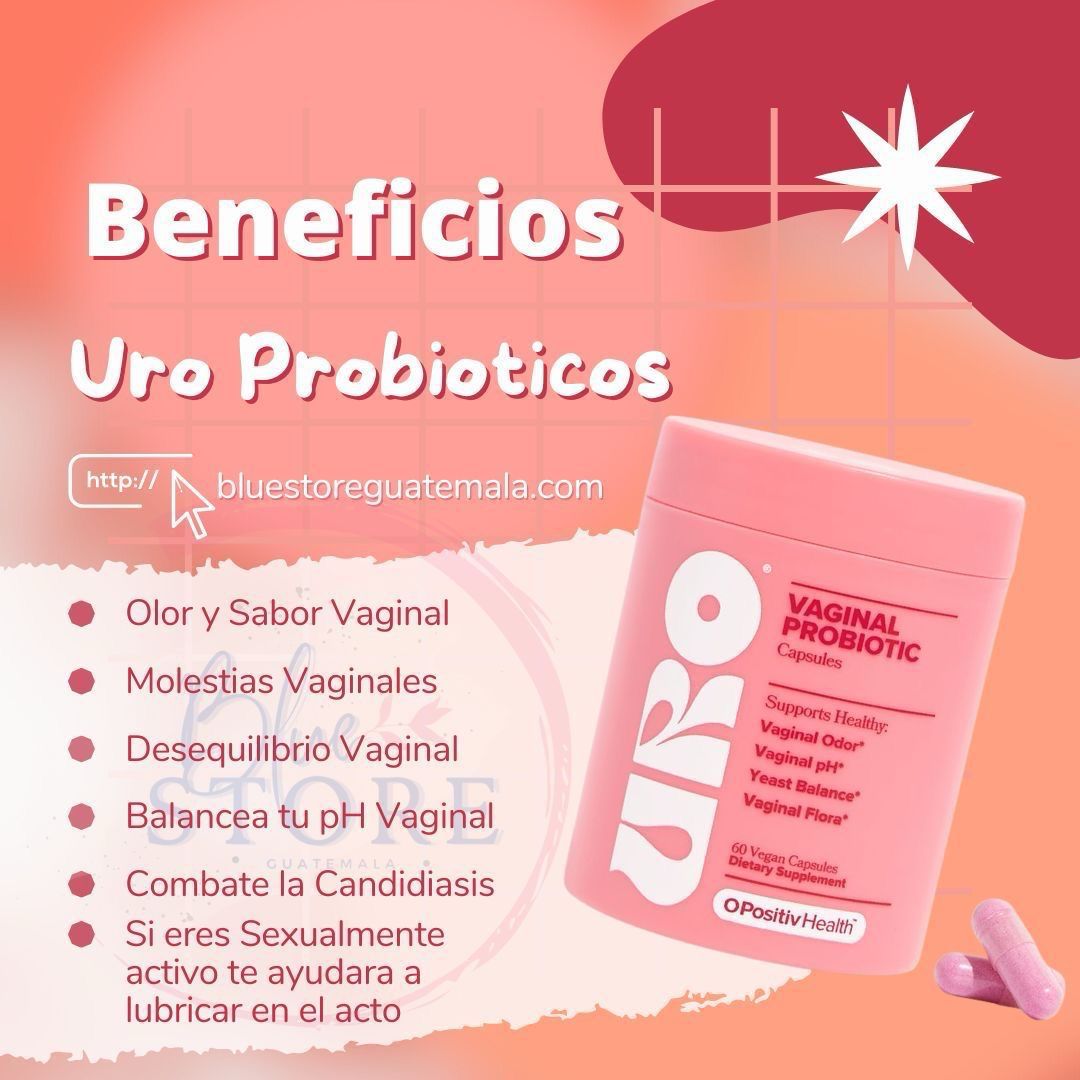 URO VAGINAL PROBIOTICS PARA LA SALUD VAGINAL DE LAS MUJERES