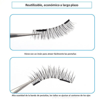 PESTAÑAS MAGNÉTICAS REUTILIZABLES
