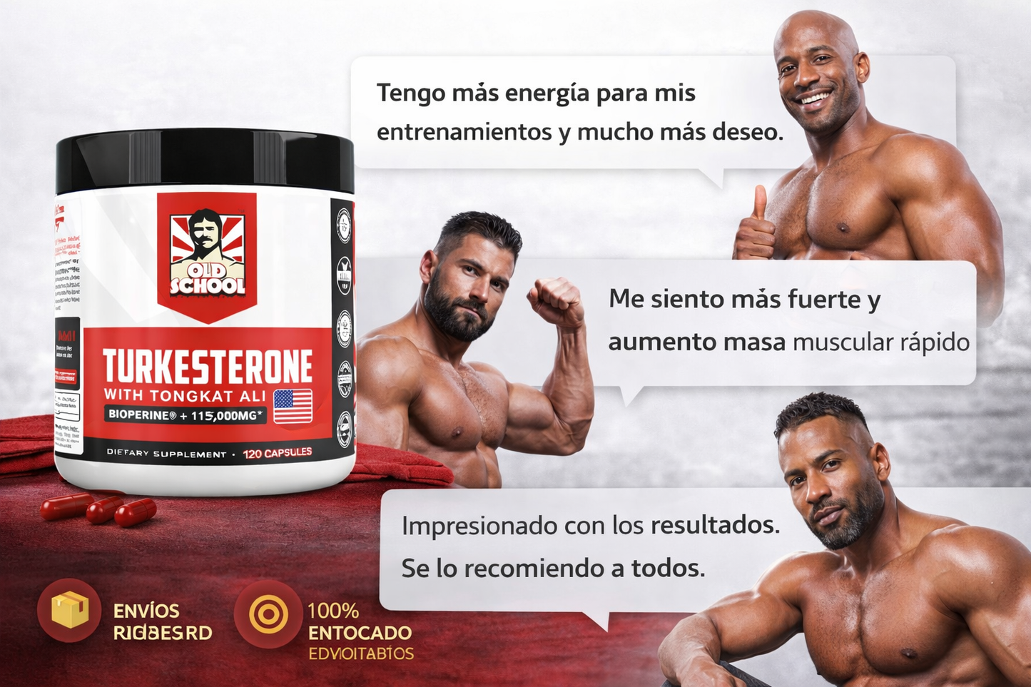 Turkesterone Old School – Fuerza, Energía y Rendimiento