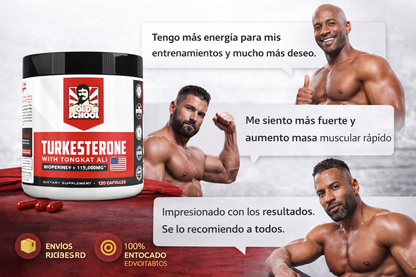 Turkesterone Old School – Fuerza, Energía y Rendimiento