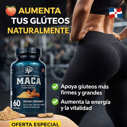 MACA 500mg para glúteos y piernas