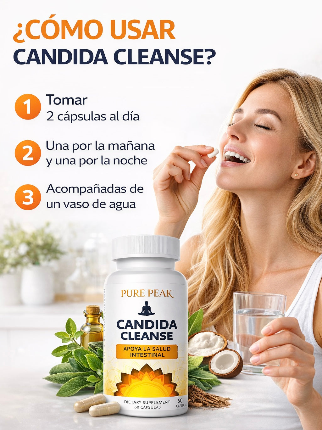 Candida Cleanse: Eliminador de grasa🔥