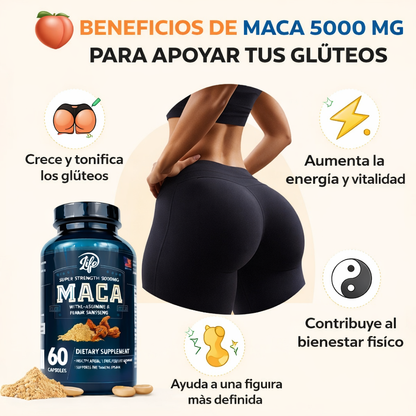 MACA 500mg para glúteos y piernas