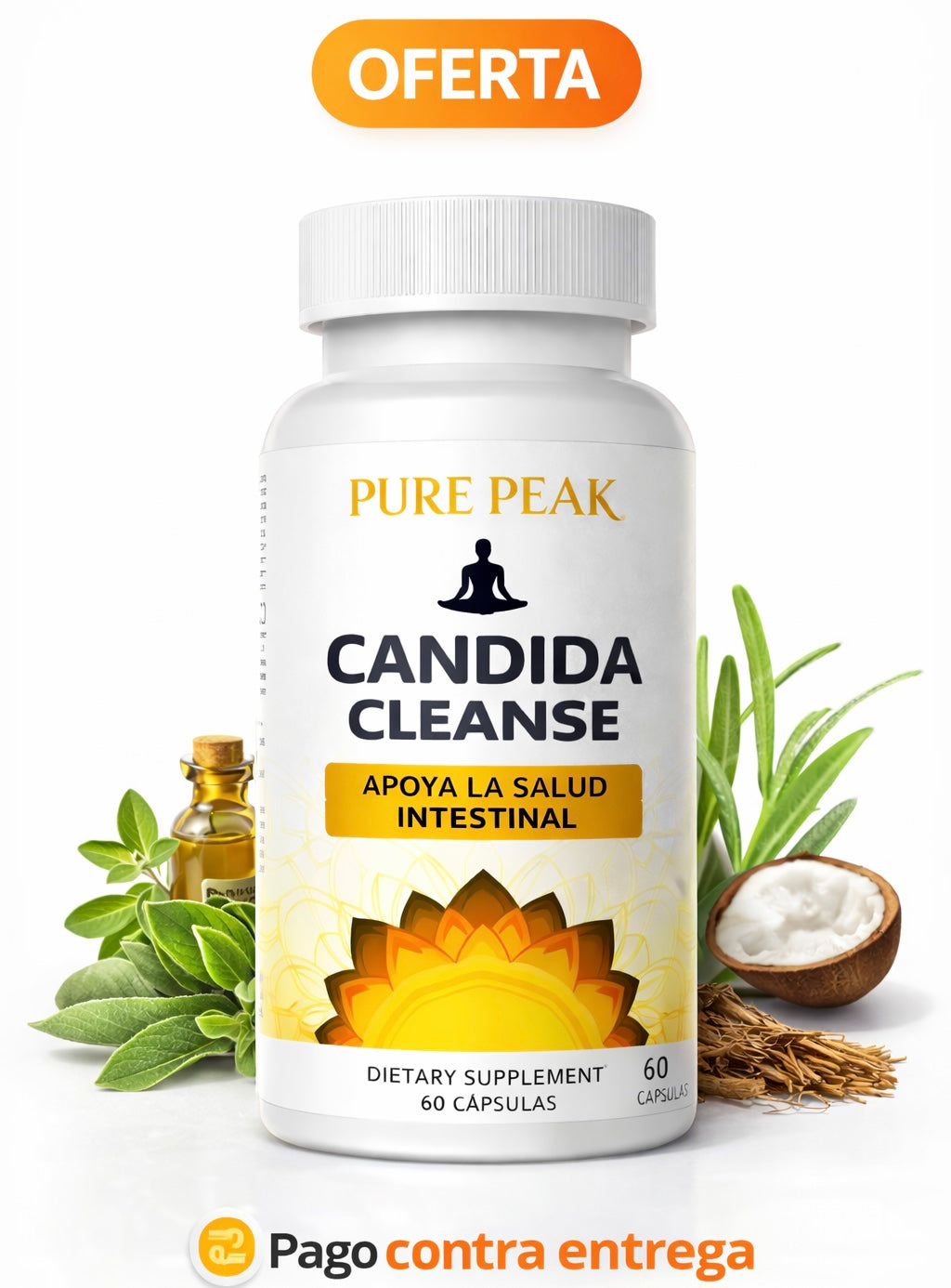 Candida Cleanse: Eliminador de grasa🔥