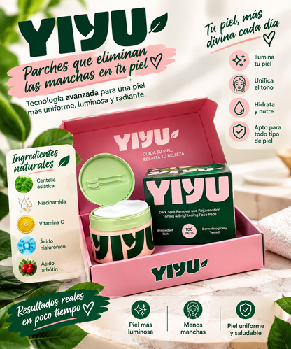 YIYU Original 100 Pads –  para una Piel Más limpia y Radiante