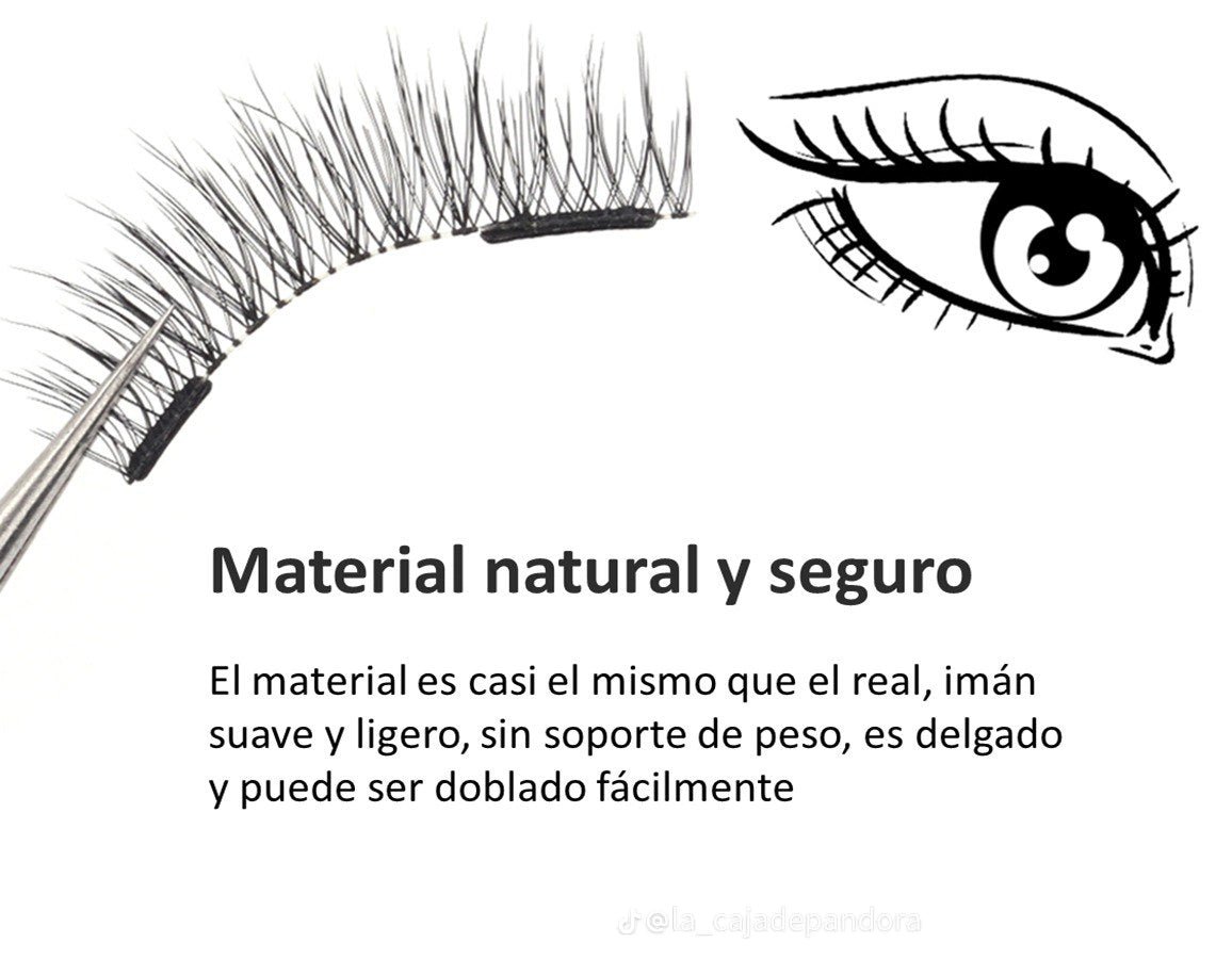 PESTAÑAS MAGNÉTICAS REUTILIZABLES