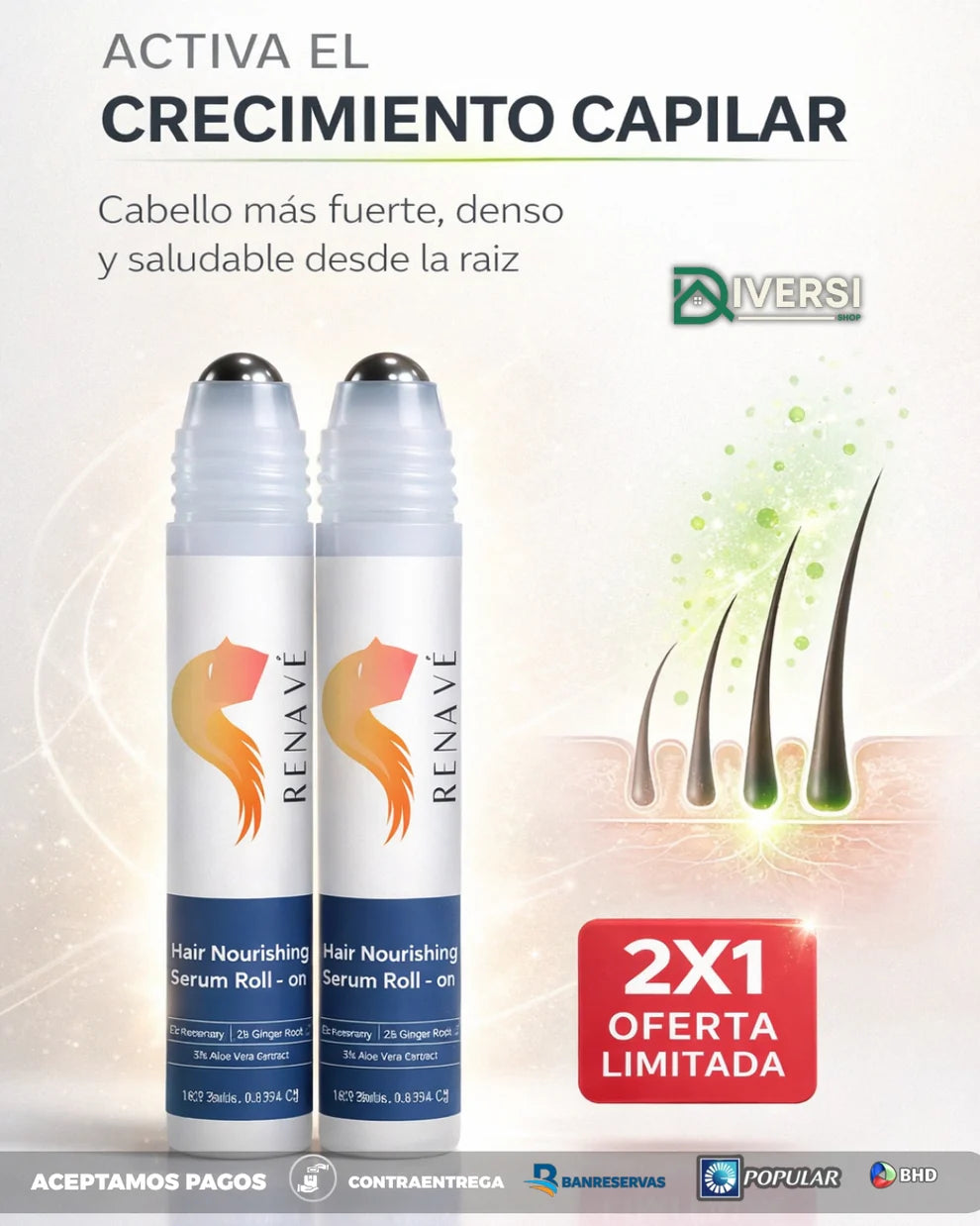 Recupera tu Cabello – Serum de Crecimiento