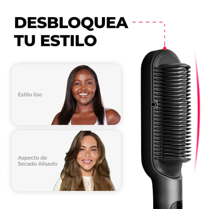 🌹CEPILLO ALISADOR CALENTADOR VIRAL – ¡LUCE UN CABELLO LISO EN MINUTOS!🌹