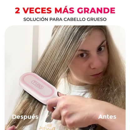 🌹CEPILLO ALISADOR CALENTADOR VIRAL – ¡LUCE UN CABELLO LISO EN MINUTOS!🌹