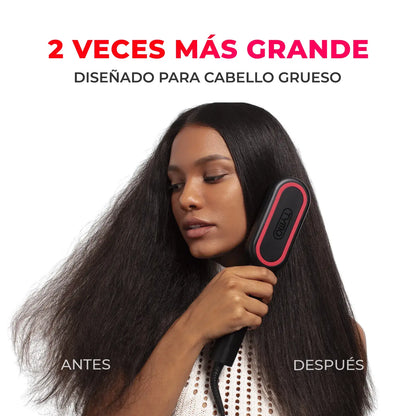 🌹CEPILLO ALISADOR CALENTADOR VIRAL – ¡LUCE UN CABELLO LISO EN MINUTOS!🌹
