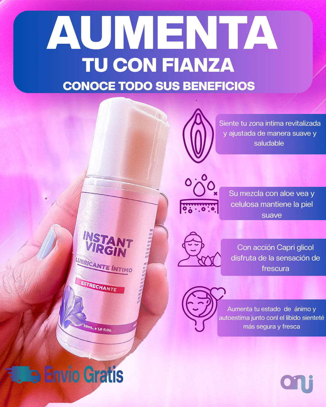 💜🌸 INSTANT VIRGIN – ESTRECHANTE VAGINAL Y FIRMEZA FEMENINA 🌸💜