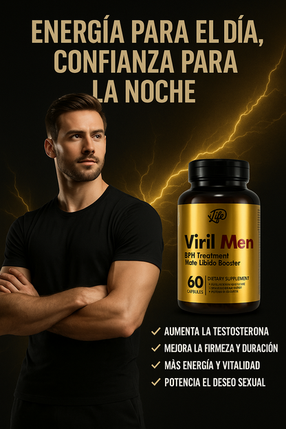Viril Men – Suplemento para Potencia y Vitalidad Masculina (60 cápsulas)