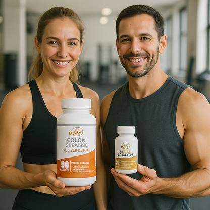 Limpieza de Colon y Desintoxicación del Hígado + Laxante Herbal