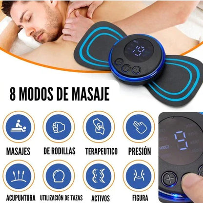 MINI MASAJEADOR ELÉCTRICO – ALIVIO INSTANTÁNEO Y PORTÁTIL
