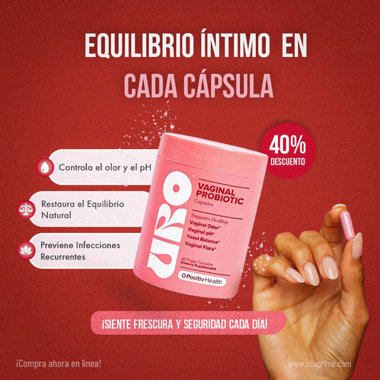 URO VAGINAL PROBIOTICS PARA LA SALUD VAGINAL DE LAS MUJERES