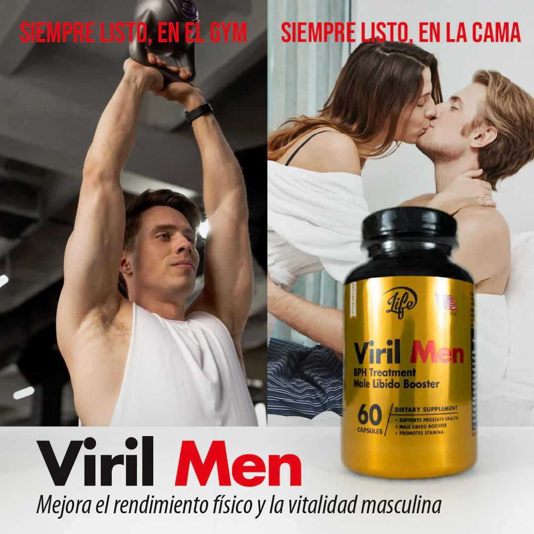 Viril Men – Suplemento para Potencia y Vitalidad Masculina (60 cápsulas)